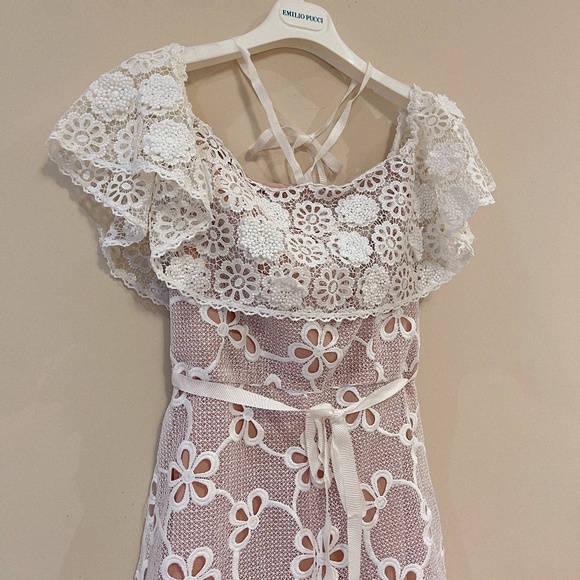 Alexis Boriana Eyelet Romper Sz M - Picture 4 of 9
